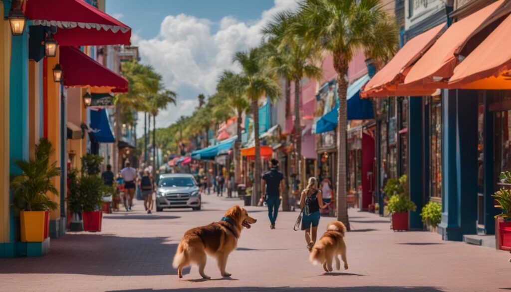 dog friendly shopping in Orlando