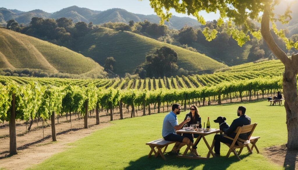 dog-friendly vineyards in Los Angeles