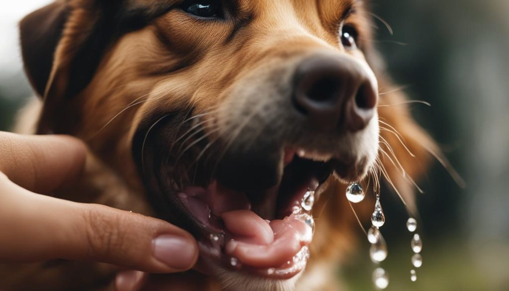 dog licking as a cleaning behavior