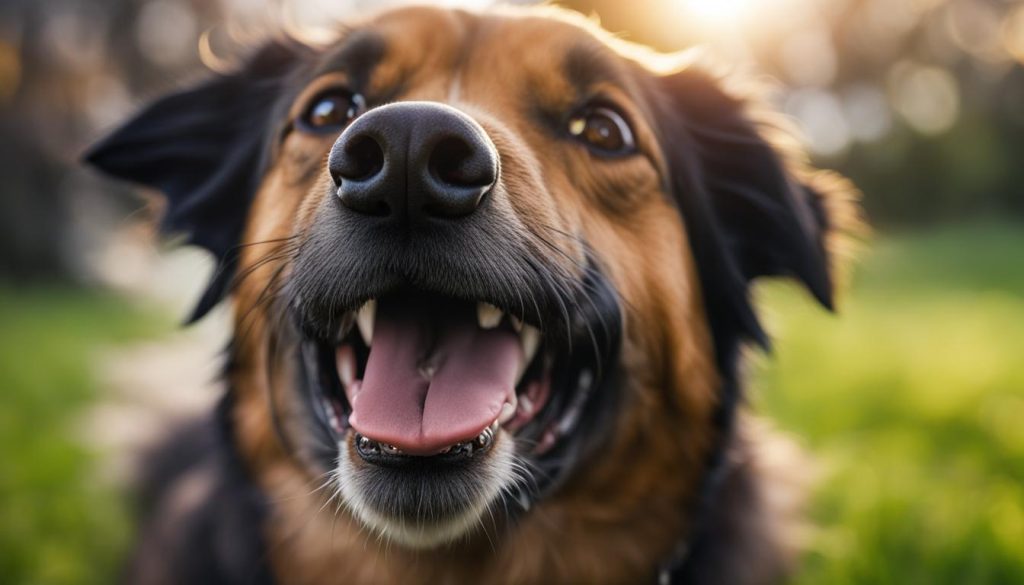 dog sneezing when excited