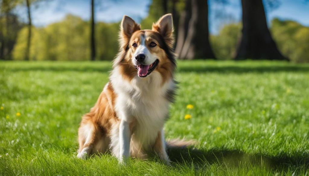 dog with clean fur