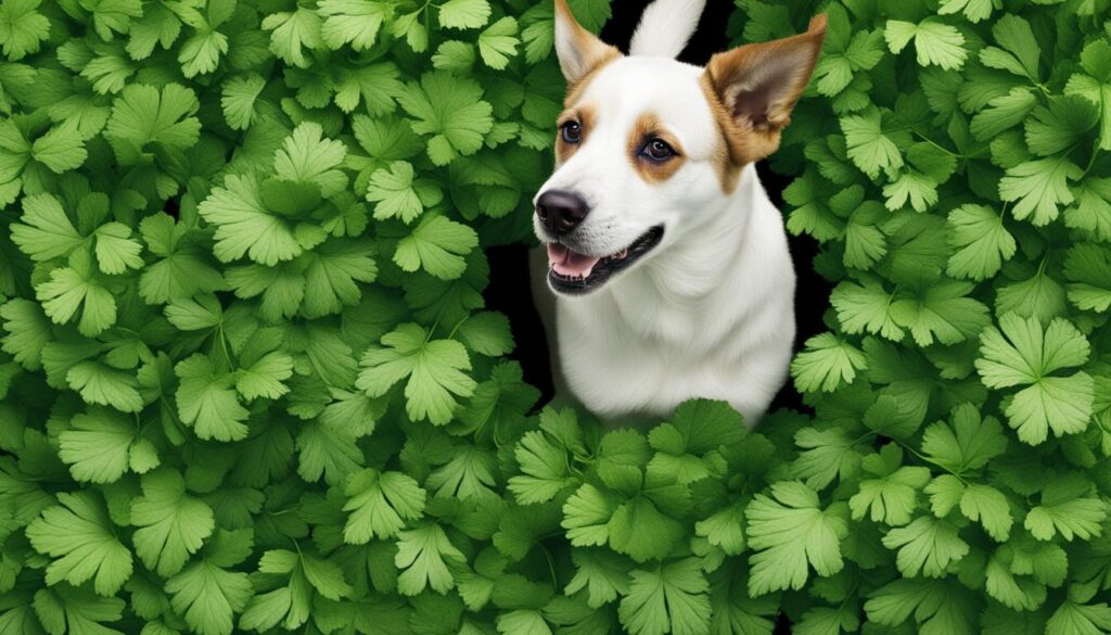 dogs and cilantro consumption