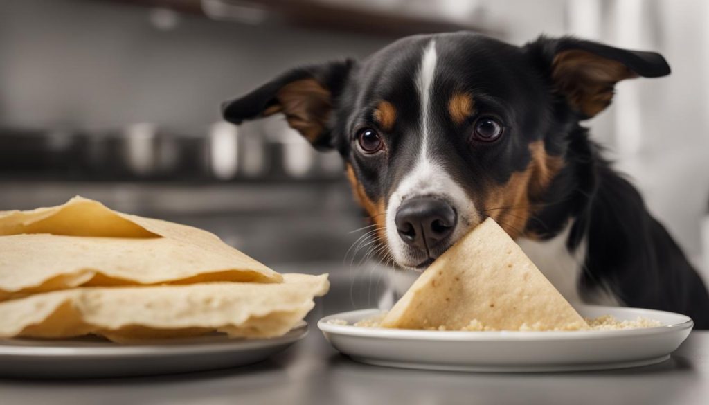 dogs and digestion of tortillas