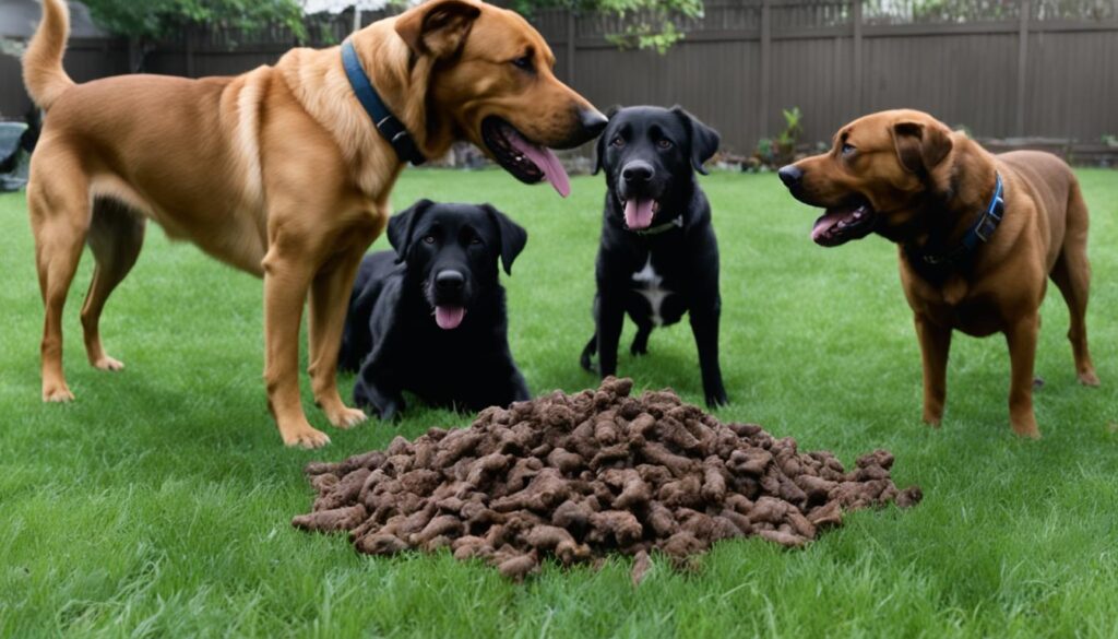 dogs eat poop