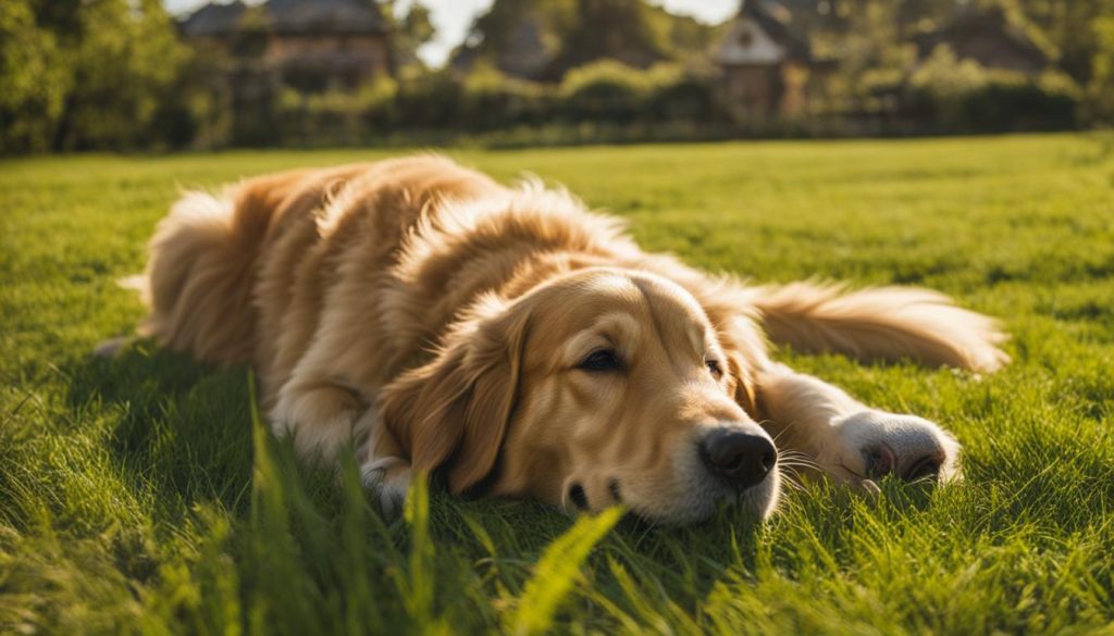 dog's enjoyment of scratching