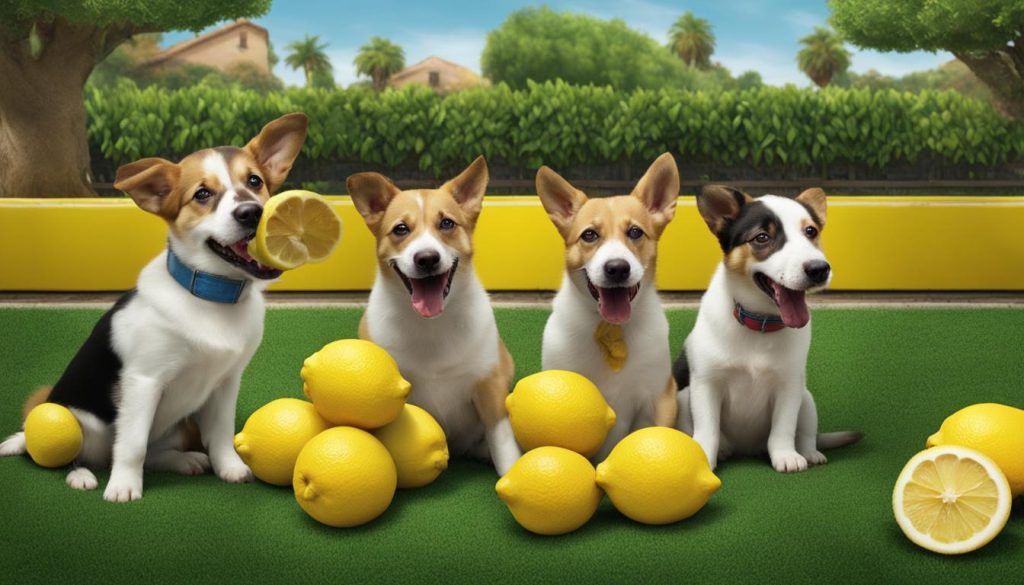 dogs' reaction to lemons