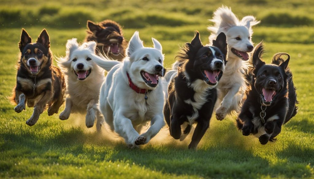 dogs spinning in circles when excited