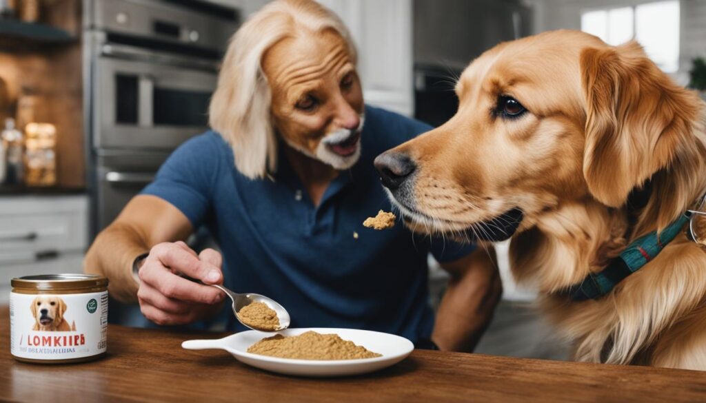 feeding almond butter to dogs