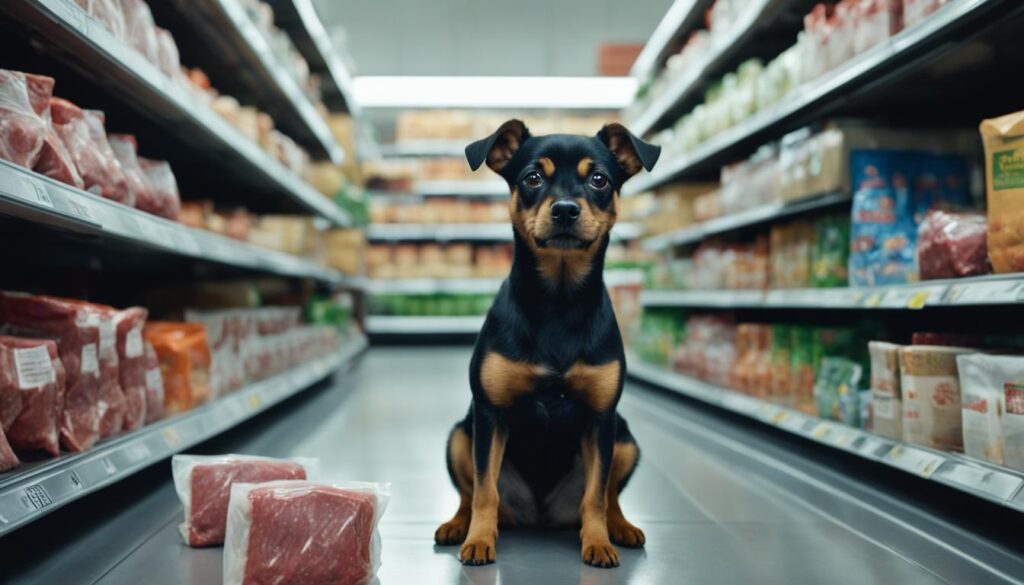 feeding dogs raw meat from the supermarket