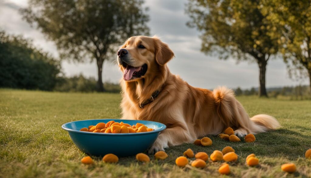 feeding dried apricots to dogs