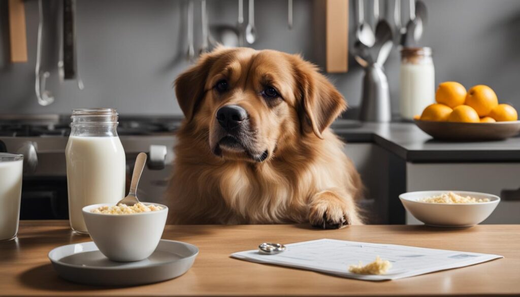 feeding guidelines for dogs and vanilla yogurt