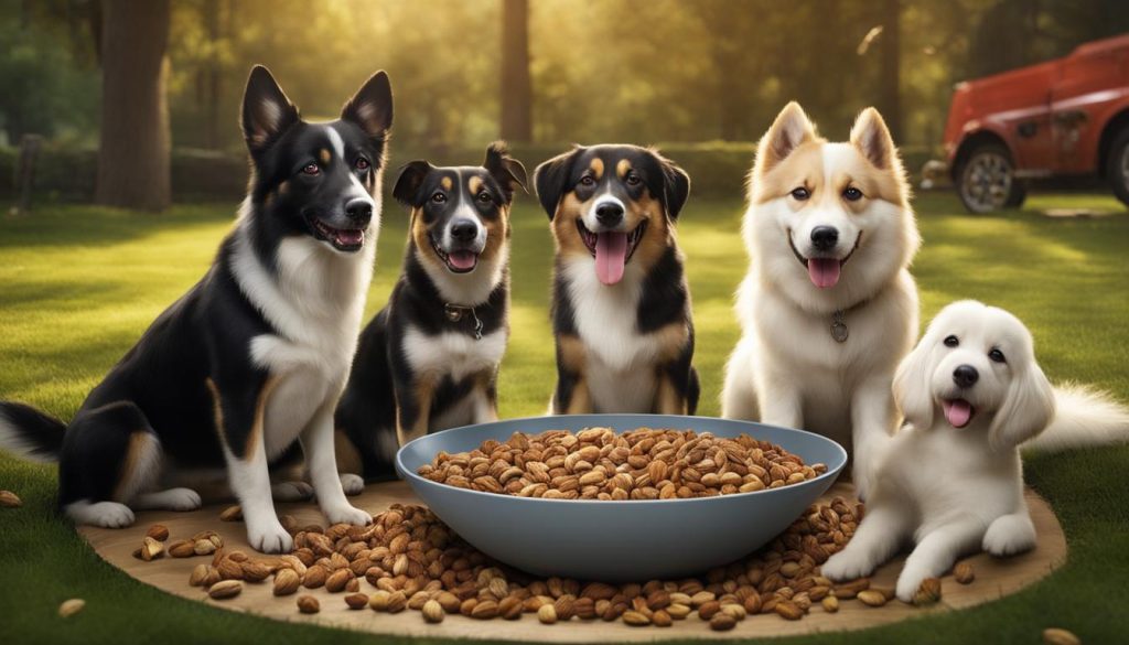 feeding nuts to dogs