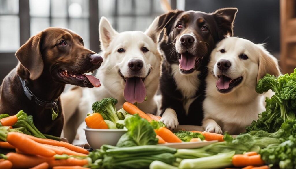 feeding vegetables to dogs