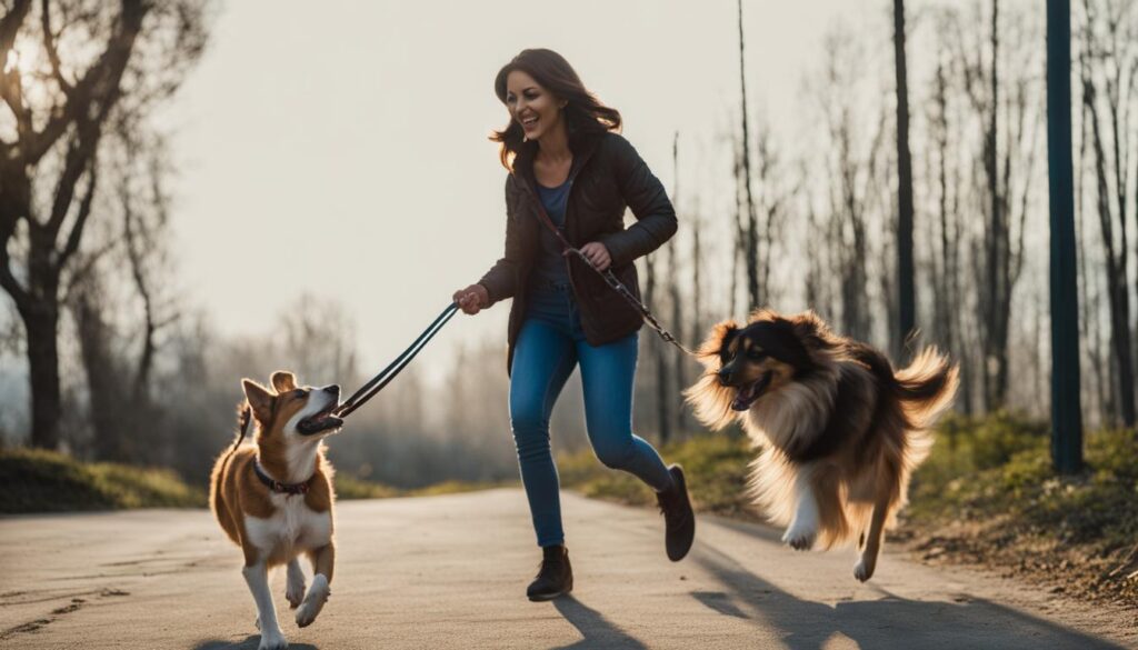 handling leash pulling