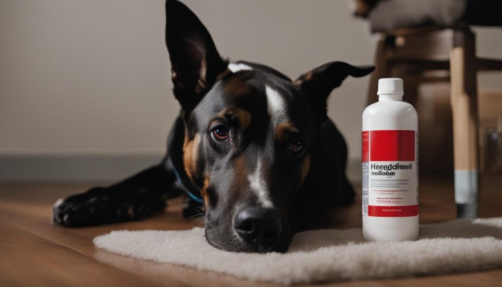 harmful effects of hydrogen peroxide on dogs' ears