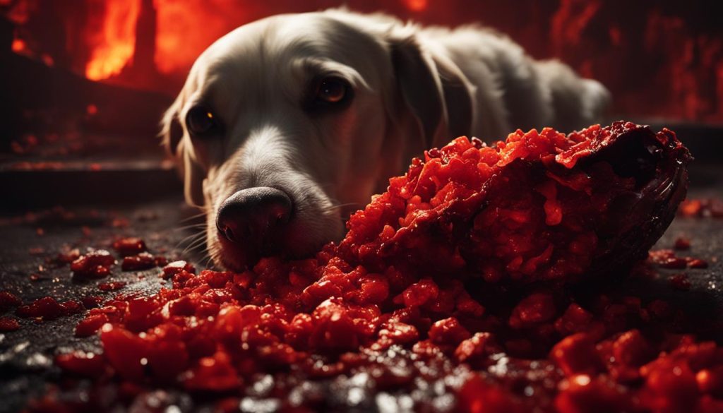 health implications of dogs eating vomit