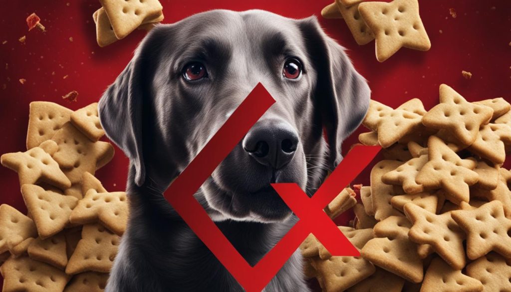 health risks of feeding animal crackers to dogs