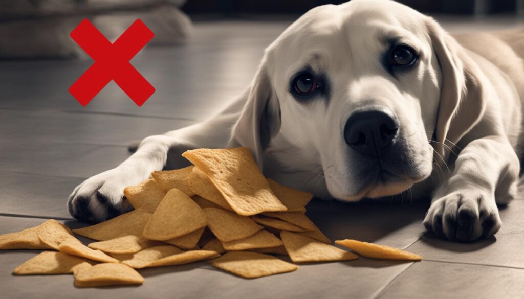 health risks of tortilla chips for dogs