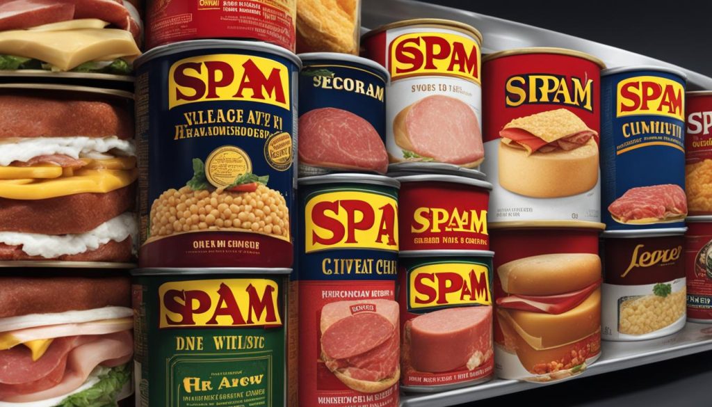 history of spam image