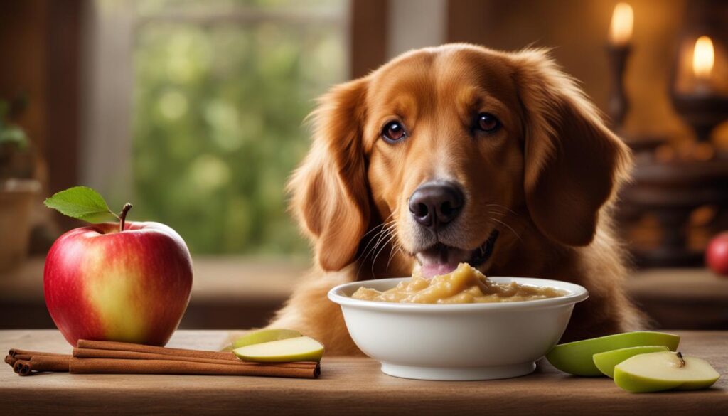 homemade applesauce for dogs