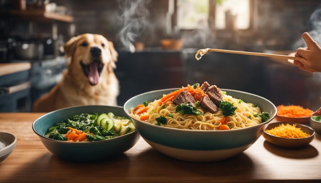 homemade dog-friendly noodle recipes