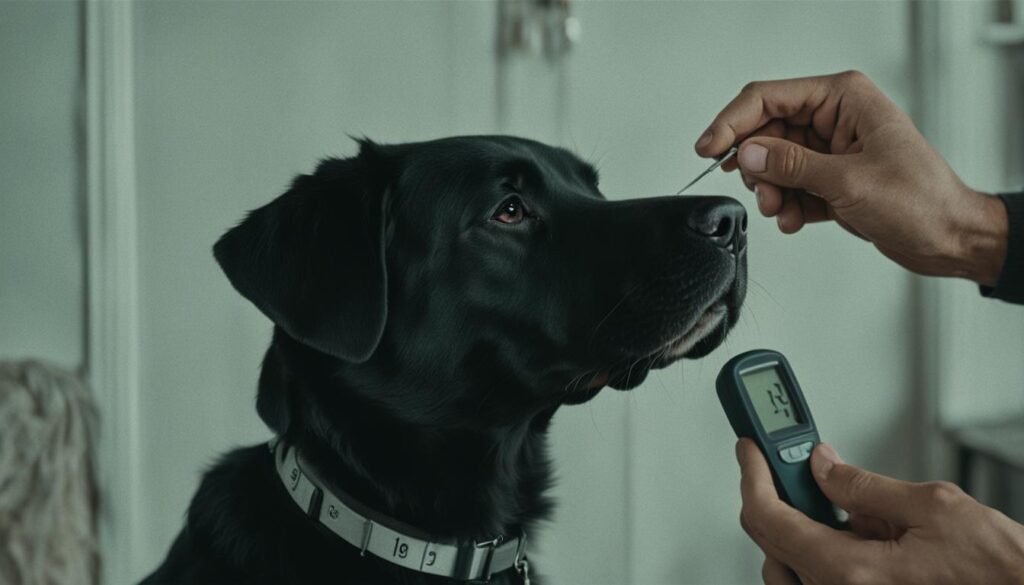 how to check dog's temperature