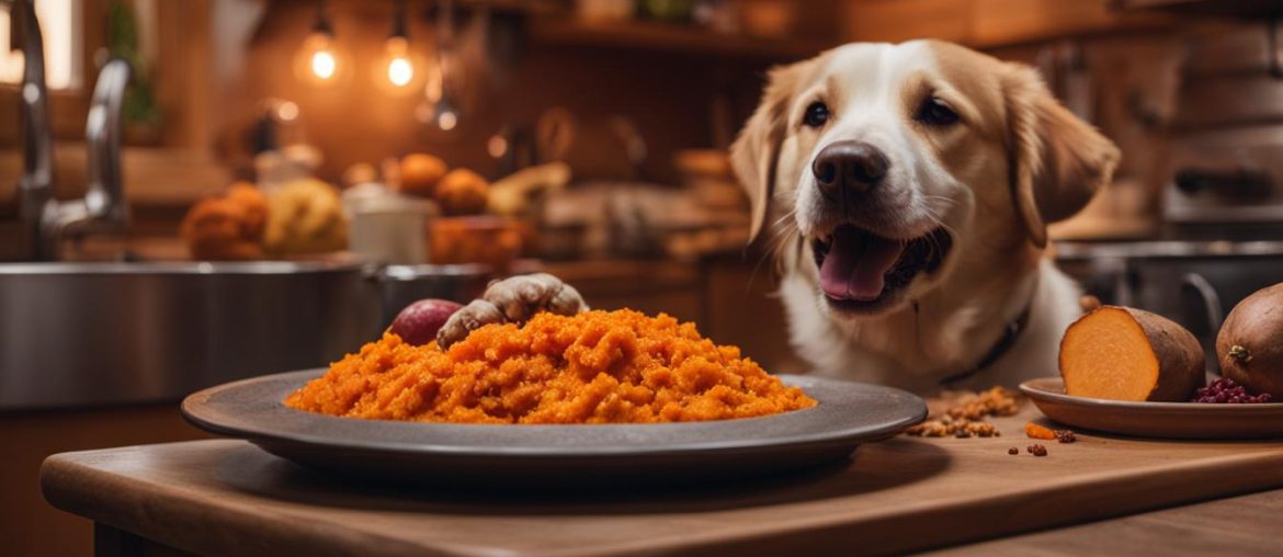 how to cook sweet potato for dogs