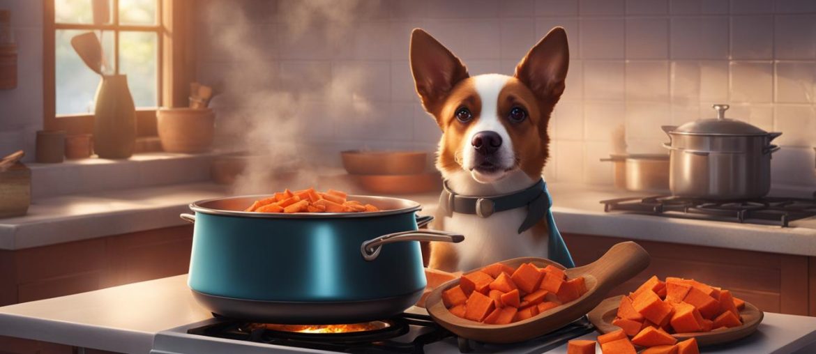 how to cook sweet potato for dogs