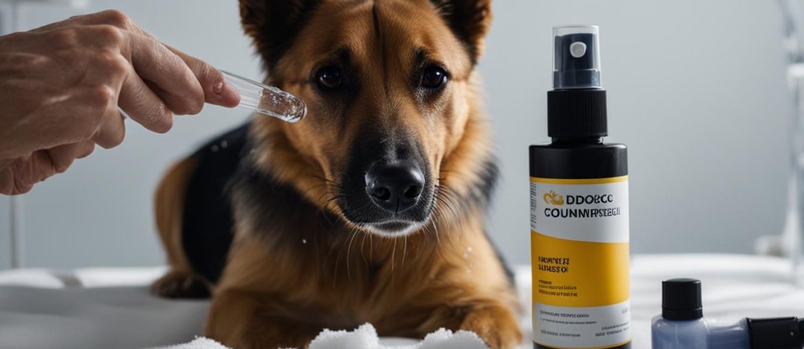 how to disinfect dog wound