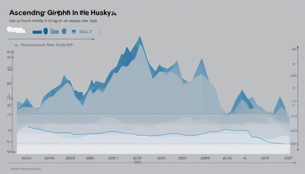 husky growth chart