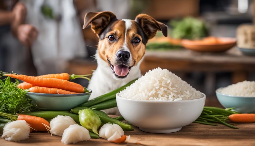 incorporating jasmine rice in dog's diet