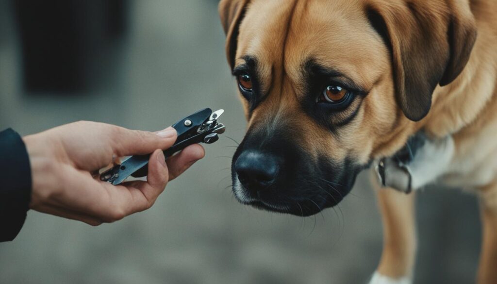 introducing nail trimming to dogs