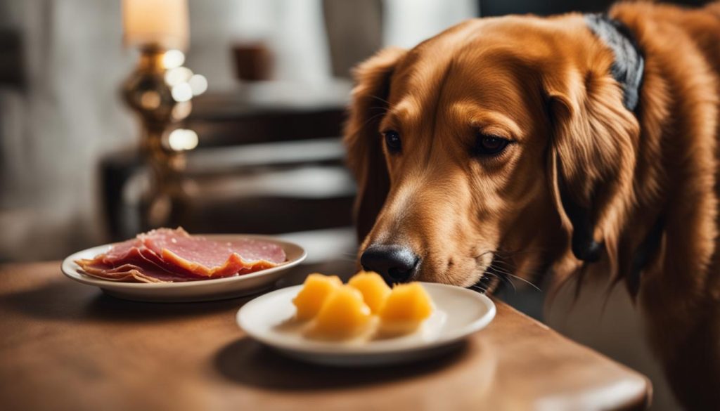 is honey-baked ham safe for dogs