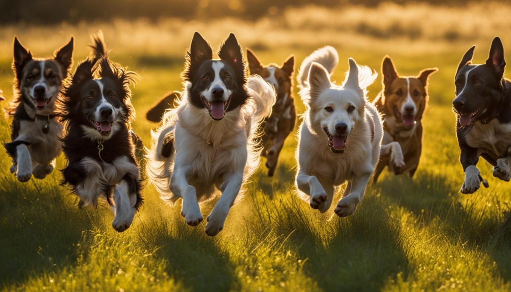 joyful nature of dogs