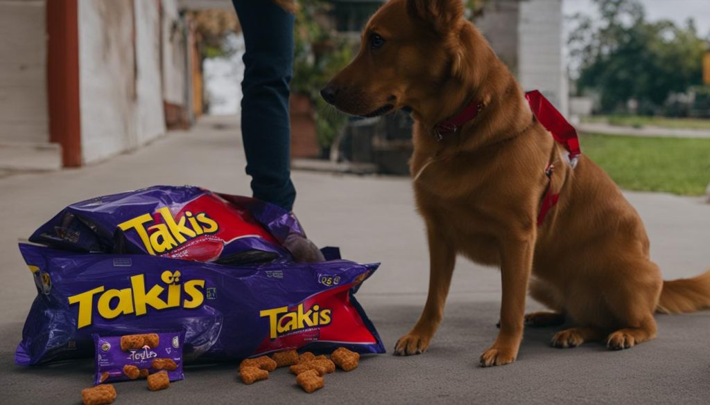 keeping dogs away from takis