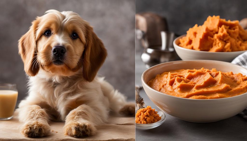 mashed sweet potatoes for dogs