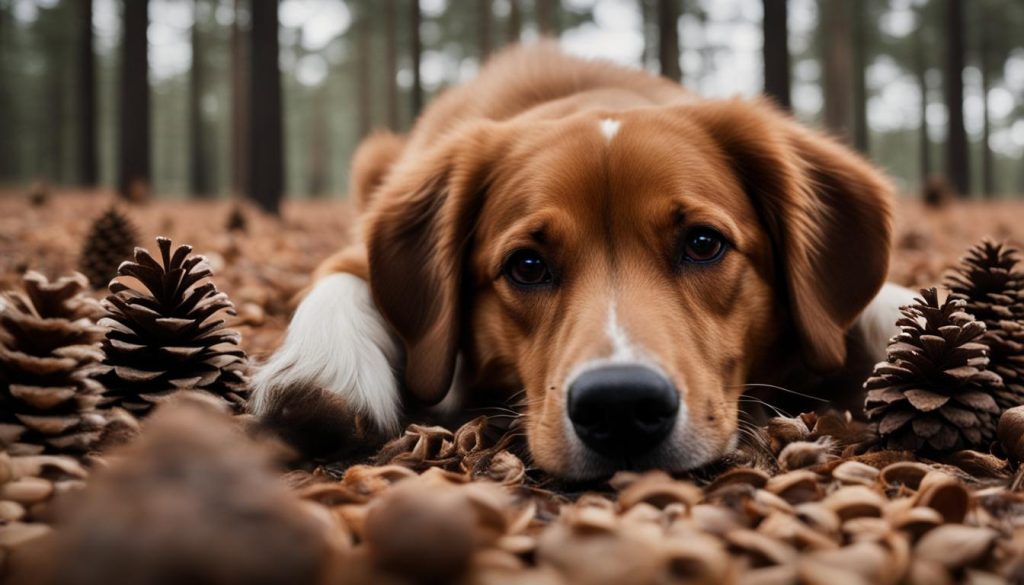 pine cone toxicity in dogs