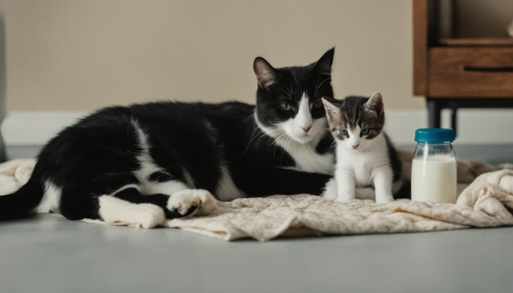 postpartum care for cats