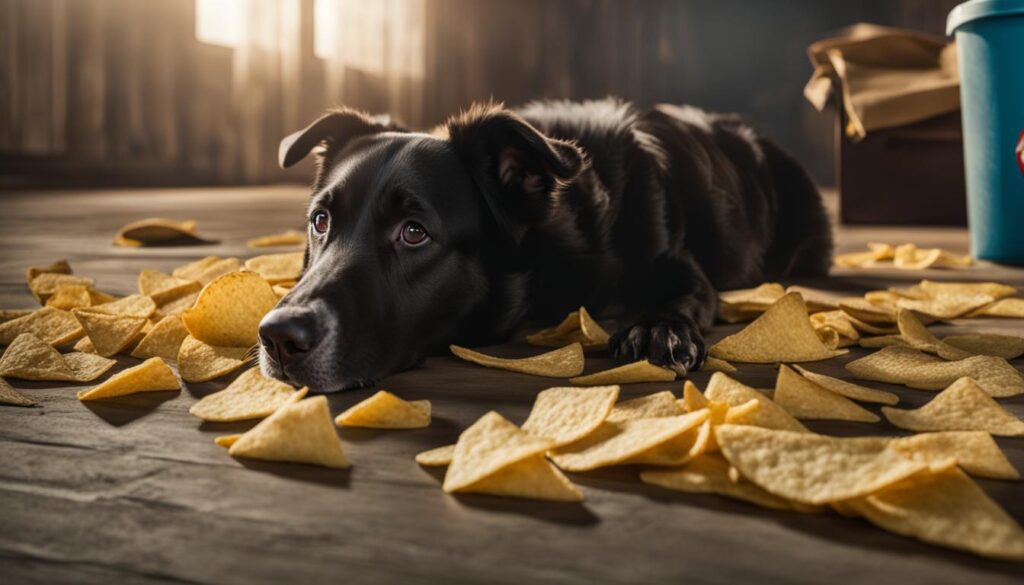 potential dangers of feeding tortilla chips to dogs