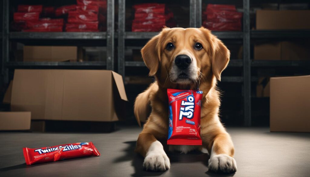 risks of Twizzlers for dogs