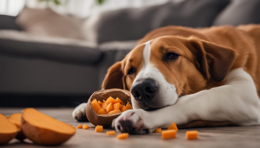 risks of feeding dogs raw sweet potatoes