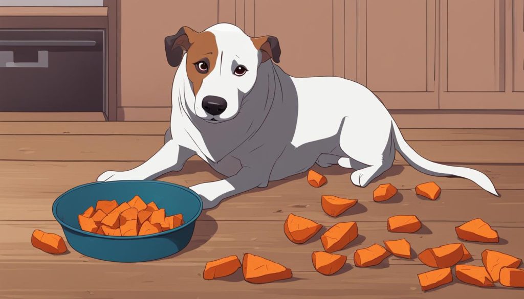 risks of feeding sweet potatoes to dogs