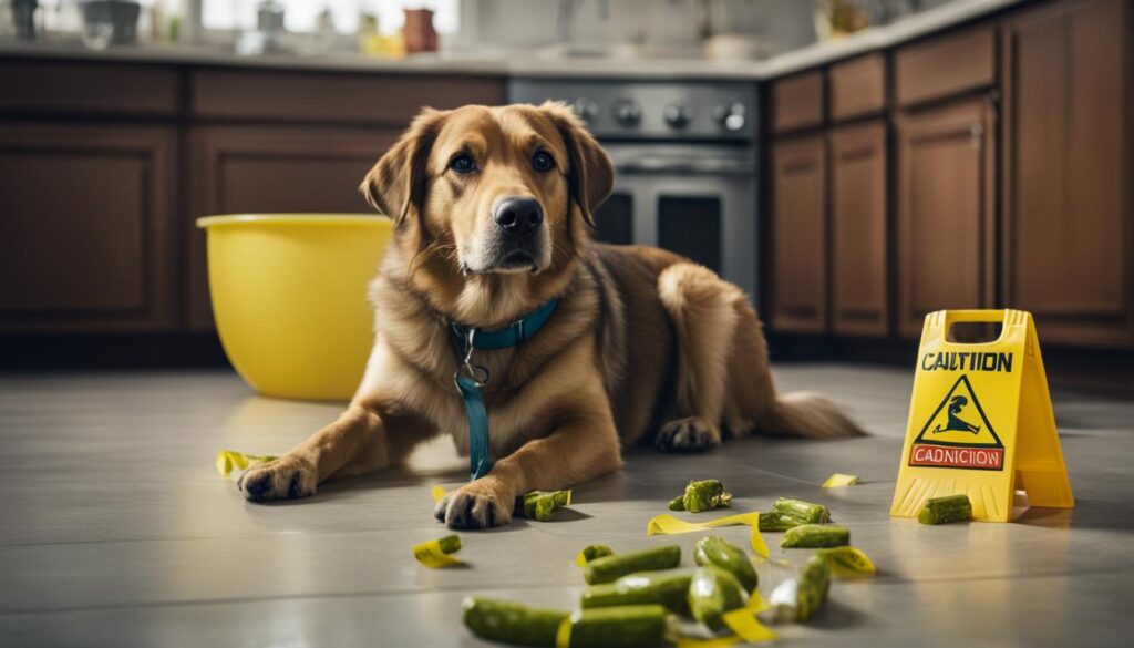 risks of pickles for dogs