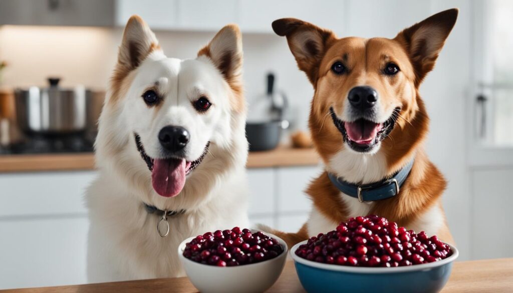 safe cranberry sauce for dogs