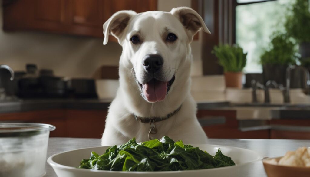 safety of collard greens for dogs