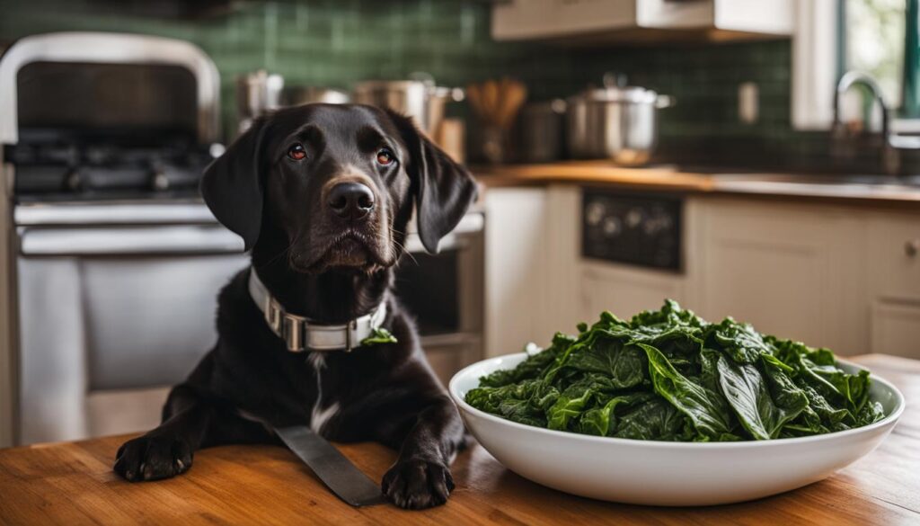 safety of collard greens for dogs