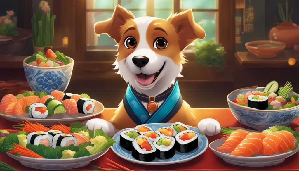 sushi and dog health