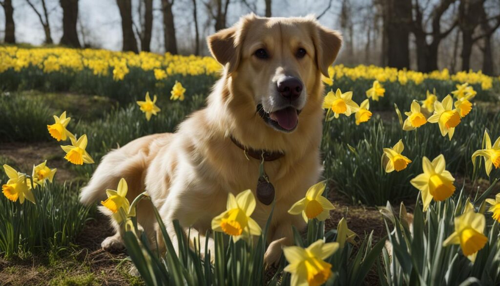 toxic compounds in daffodils for dogs