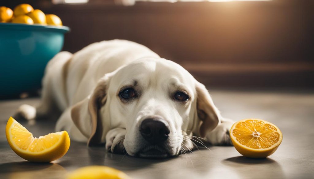 toxicity of citrus fruits for dogs
