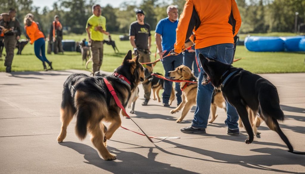 training of service dogs